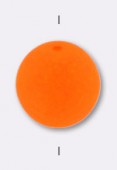 Ronde 10 mm Bright Neon orange x6