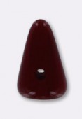 Baby spikes 5x8 mm opaque wine x12