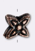 Perle en métal intercalaire 6.5 mm cuivre x6