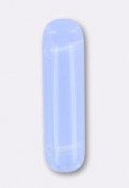 Spacer bead 7x25 mm violet opal x2