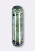 Spacer bead 7x25 mm lumi green x2