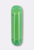 Spacer bead 7x25 mm jade opal x2