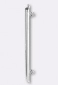 Embout tube pour Delica Miyuki 60 mm argent x1