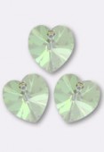 Cœur 6228 18x17.5 mm crystal luminous green x1