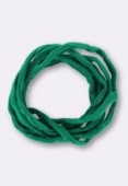 Tubulaire de soie Habotai green 3mm x1m
