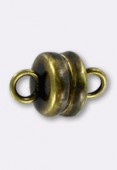 Fermoir aimanté 6 mm bronze x1