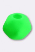 English bead 7 mm Bright Neon green x12