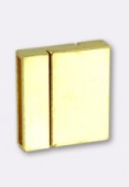 Fermoir aimanté 24x22 mm or x1