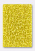 Miyuki Delica 11/0 DB0854 matte transparent yellow AB x10g