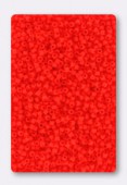 Miyuki Delica 11/0 DB0757 matte opaque vermillon red x10g