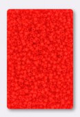Miyuki Delica 11/0 DB0757 matte opaque vermillon red x10g Miyuki Delica 11/0 DB0757 matte opaque vermillon red x10g