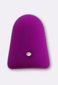 Gumdrop 7x10 mm Dark Neon vivacious purple x6