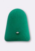 Gumdrop 7x10 mm Dark Neon emerald x6