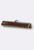 Embout pour ruban 30x5mm bronze x2