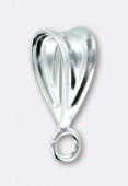 Argent 925 attache pendant 9x3 mm x1