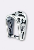 Argent 925 bélière 10x7 mm x1