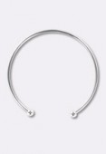 Bracelet jonc 58 mm argent x1