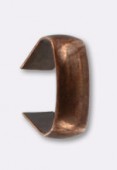 Agrafe pour cordon 7x3 mm cuivre x12