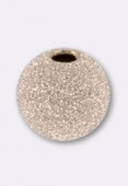 Gold filled rosé 14 k perle ronde Stardust 3 mm x2