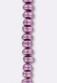 Perles Potato 6x8 mm amethyst aluminum x6