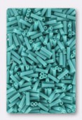 Miyuki bugle 6 mm BGL2-412 opaque turquoise green x10g