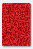 Miyuki bugle 6 mm BGL2-408 opaque red x10g