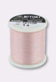 Miyuki fil nylon 0.25 mm light pink x1