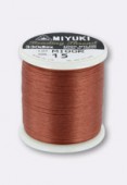 Miyuki fil nylon 0.25 mm nutmeg x1