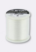 Miyuki fil nylon 0.25 mm eggshell x1