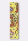 Ruban stretch 30 mm pattern yellow x1m