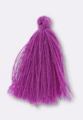 Pompon fil 30 mm lilas x4