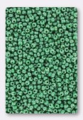 Rocaille 2 mm Green opaque luster x20g