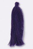 Pompon fil 80 mm violet x2