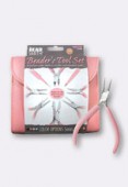 Trousse à outils tendance rose x1