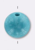Turquoise stabilisée ronde 6 mm x2
