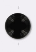 Agate noire ronde 4 mm x24