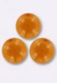 Ronde 6 mm shiny fiesta pumpkin x24