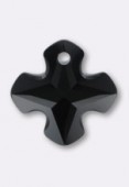 Pendentif Greek Cross 6867 14 mm jet x1