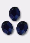 Facette 4 mm dark blue heavy metal x50