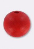 Ronde en bois tomato red 20 mm x4