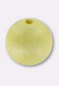 Ronde en bois lemon yellow 20 mm x4
