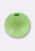 Ronde en bois lime green 12 mm x6