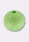 Ronde en bois lime green 10 mm x12