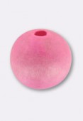 Ronde en bois baby pink 10 mm x12