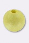 Ronde en bois lemon yellow 12 mm x6