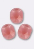 Facette 3 mm pink opaque x50