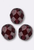 Facette 8 mm garnet x12