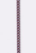 Chaîne gourmette couleur 1.6 mm purple x1 mètre