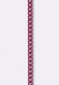 Chaîne gourmette couleur 1.6 mm pink x1 mètre