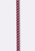 Chaîne gourmette couleur 1.6 mm fuchsia x1 mètre